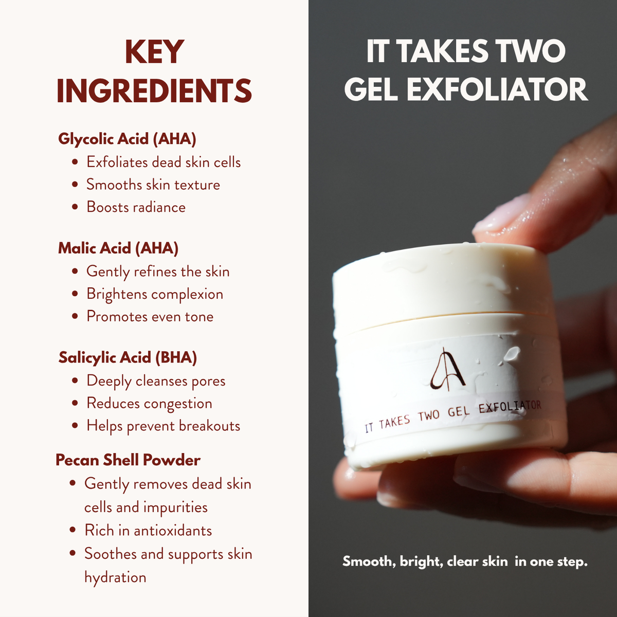 IT TAKES TWO GEL EXFOLIATOR